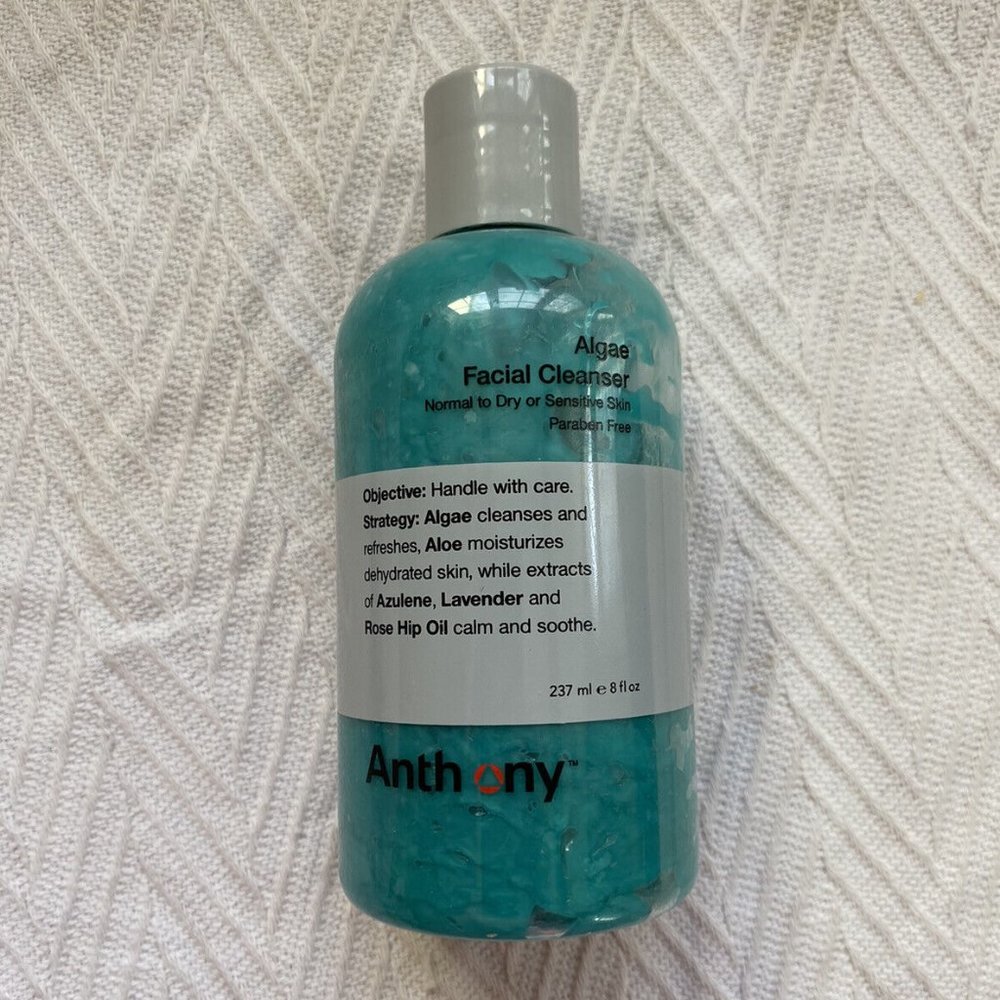 ANTHONY Algae Facial Cleanser 8 oz NEW